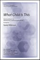 What Child Is This? SATB choral sheet music cover